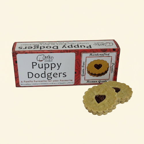 Bark & Bake Puppy Dodgers – Natural Handmade Dog Biscuits, 9 Pack - Wild & Worthy UK