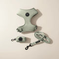 Bew Dogs green Velvet Walking Set | Dog Harness and, Poo bag &Lead Set (Copy) - Wild & Worthy UK