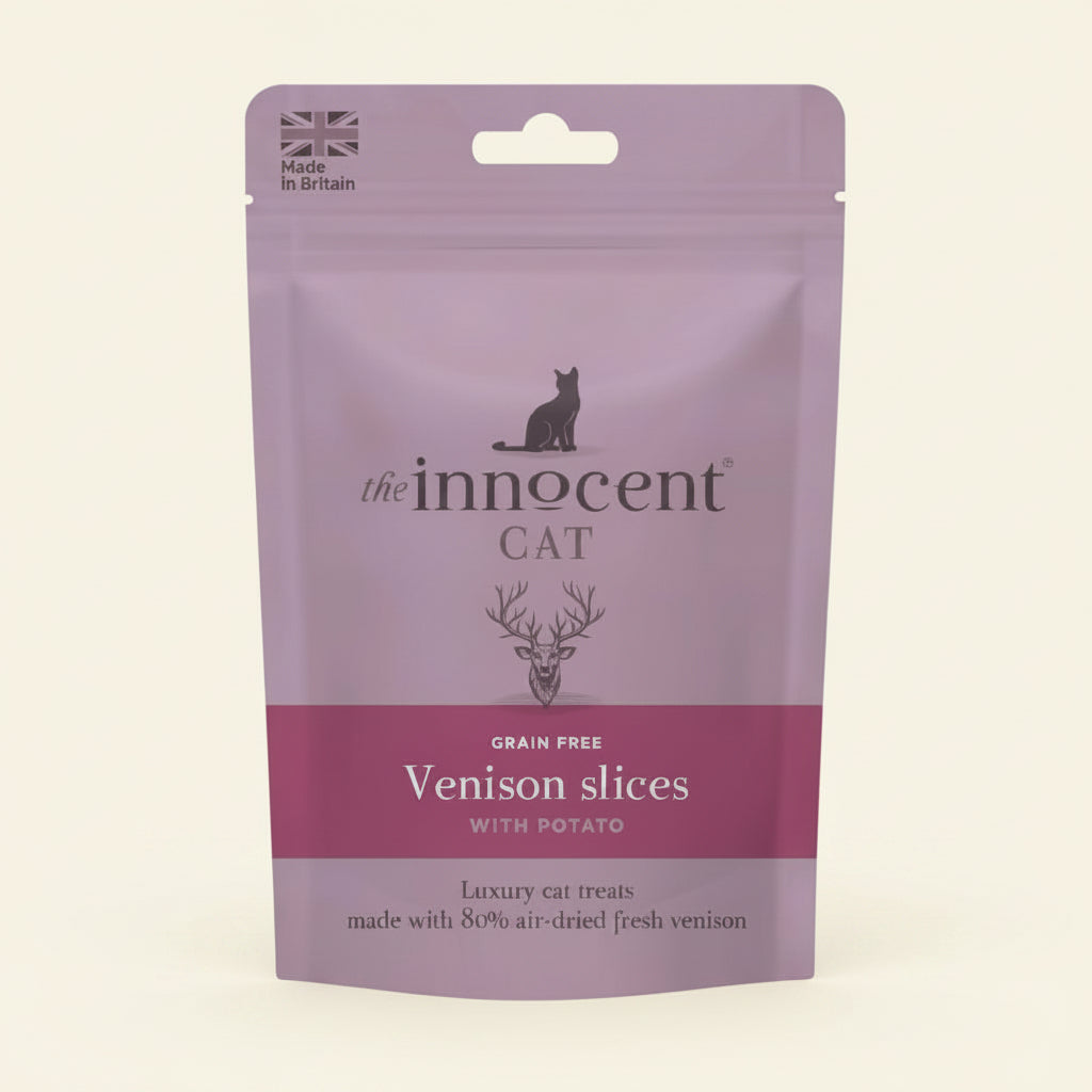 Innocent Cat Venison Slices with Potato | Premium Natural Cat Treats - Wild & Worthy UK