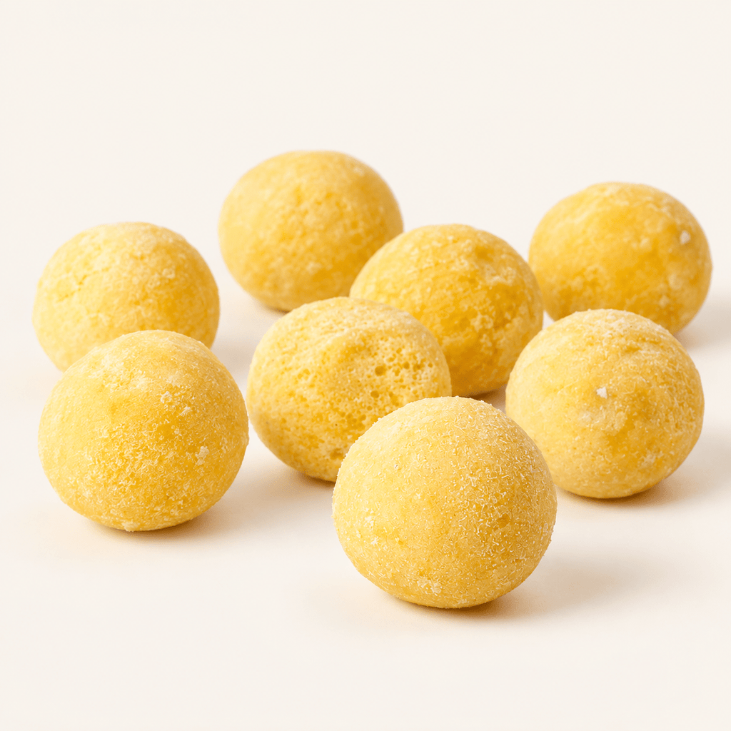 Close up of waita quaul egg yolks WAITA Freeze-Dried Quail Egg Yolk