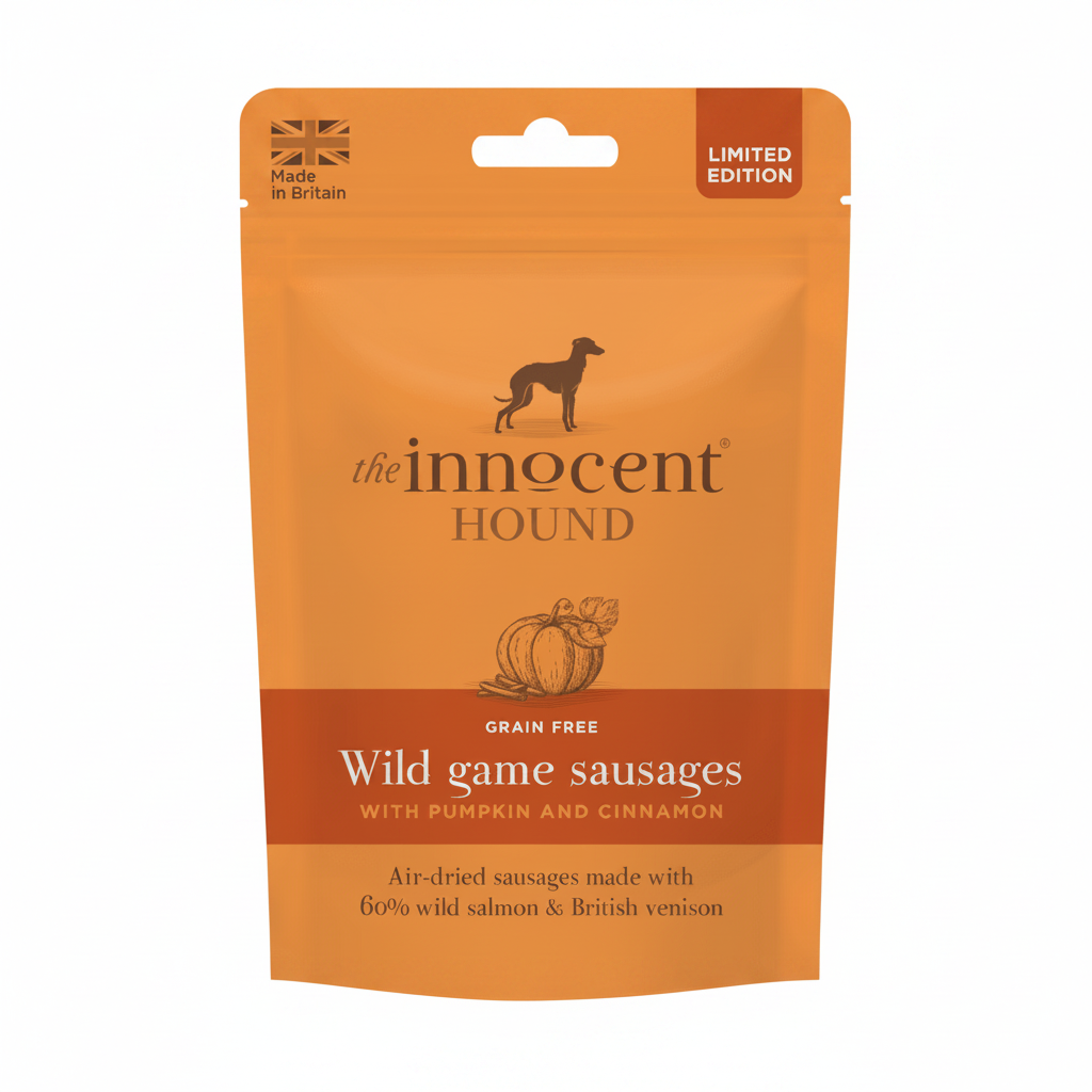 Wild Game Sausages - Salmon & Venison with Pumpkin & Cinnamon 70g - Wild & Worthy UK